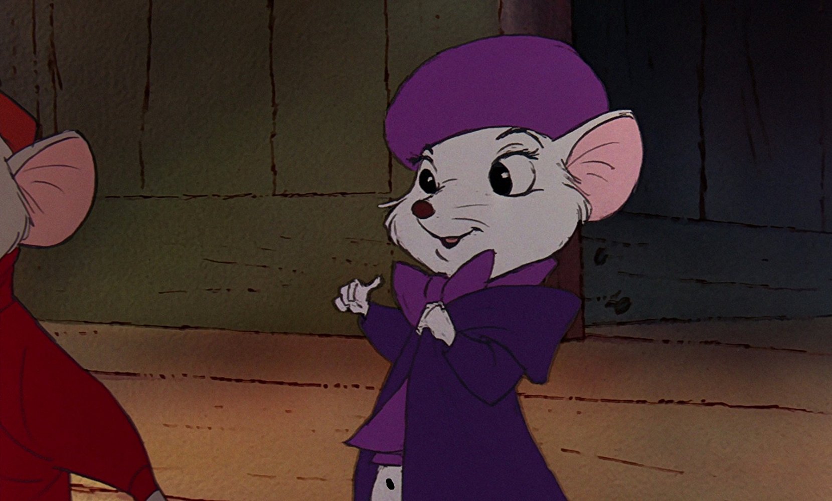 Who is the voice of the girl Mouse in The Rescuers? 