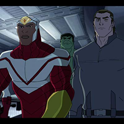 Hulk, Black Bolt, Crossbones, Bruce Banner, Thunderball, Volstagg, A.I.M. Agent #3, Alien #3, Alien Gurd #1, Atlantean Spy...