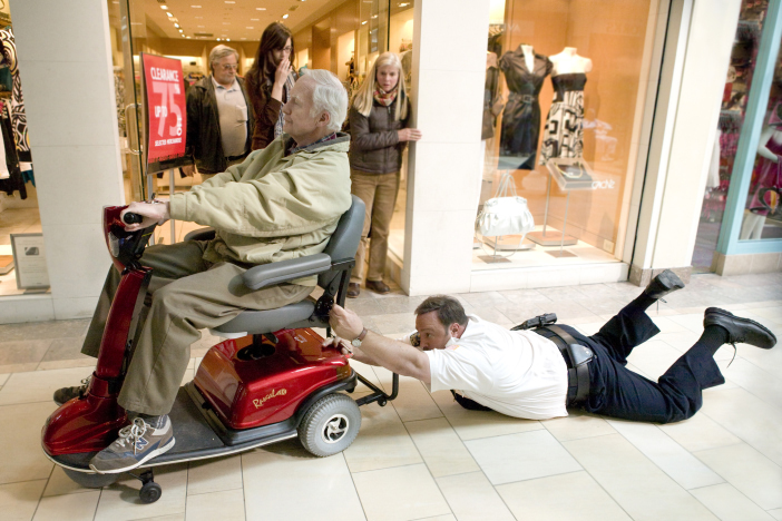 Old Man on Scooter